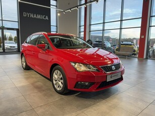 SEAT Leon III ST Style 1.6TDI 115KM M5 2019 r., salon PL, I właściciel, f-a VAT