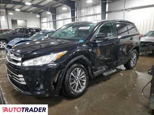 Toyota Highlander 3.0 benzyna 2019r. (HAM LAKE)