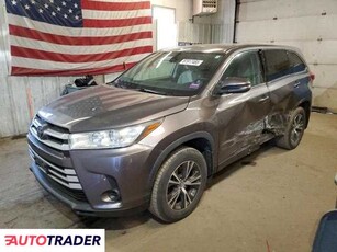 Toyota Highlander 3.0 benzyna 2019r. (LYMAN)