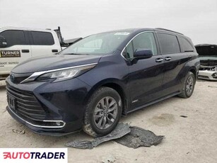 Toyota Sienna 2.0 hybrydowy 2021r. (HASLET)