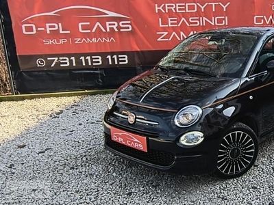 Fiat 500 1.2|69 KM| Niski Przebieg 32000|Collezione Edition |Szyberdach |FU