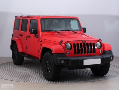 Jeep Wrangler III [JK] , Serwis ASO, 197 KM, Automat, Skóra, Navi, Klimatronic,