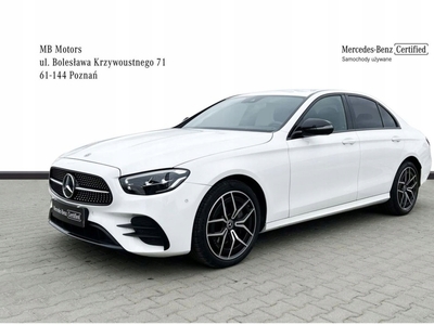 Mercedes Klasa E W214 Sedan 2.0 220d 197KM 2023