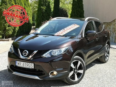 Nissan Qashqai II 2017r 4x4 Piękny, Kamery 360, Panorama, Wolne Ręce, Full Serwis 150t