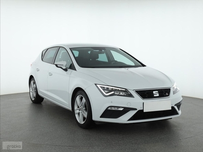 SEAT Leon III , Salon Polska, Serwis ASO, Skóra, Klimatronic, Tempomat,