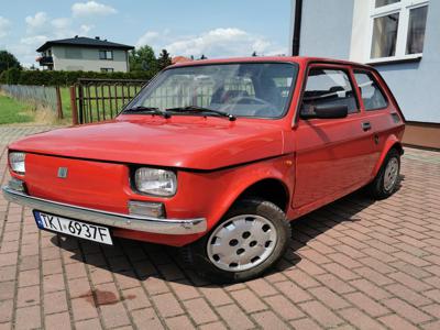 Fiat 126 maluch Fso klasyk czerwony transport