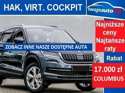 Škoda Kodiaq bez wersji Style 2.0 TDI 190KM DSG 4x4, Hak, P. Comfort, Nawigacja COLUMBUS !