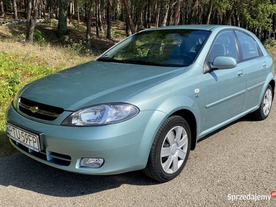 Chevrolet Lacetti 1.6 Salon PL I właściciel Bezwypadkowy Przebieg niski