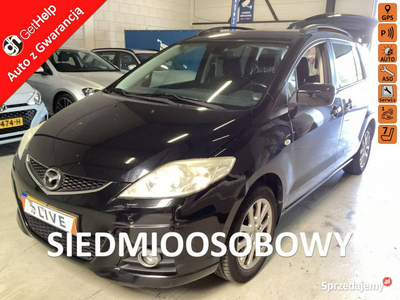 Mazda 5 Benzyna, klimatronik, 7 miejsc, dobra cena, parktronik, nawigacja …