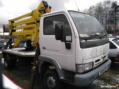 Nissan Cabstar zwyżka podnośnik koszowy 4 szt 20metrów