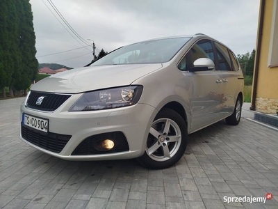 Seat Alhambra 2.0Tdi 140KM 1 właściciel 7 osobowy klima kamera alufelgi