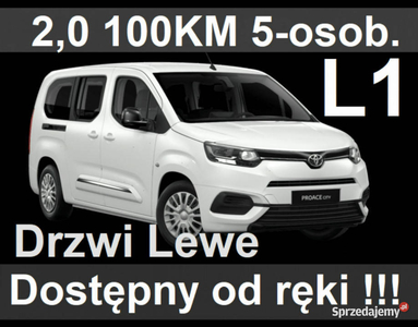 Toyota Proace City Verso L1 1,5 100KM Business Tempomat Super Cena Dostępn…