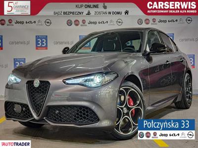 Alfa Romeo Giulia 2.0 benzyna 280 KM 2022r. (Warszawa)