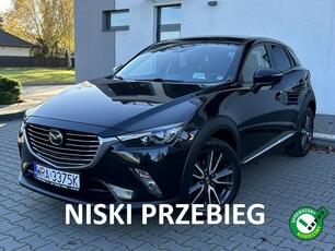 Mazda CX-3 FULL*LEDY*Xenon*Kamera*Cofania*Skóra*NAVI*Kamera*Cofania*Zarejestrow