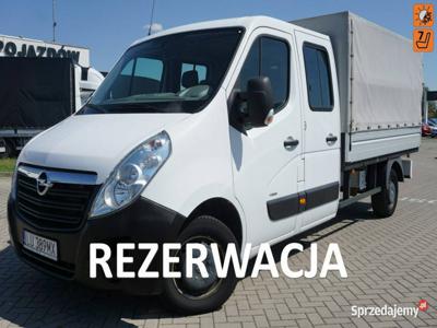 Opel Movano L3 2.3CDTi 125KM DOKA 7os. skrzynia z plandeką …