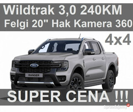 Ford Ranger Wildtrak 3,0 240KM 4x4 RoletaHak Kamera360 Super Niska Cena 35…