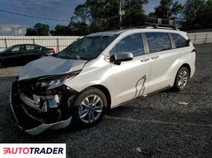 Toyota Sienna 2.0 hybrydowy 2023r. (GASTONIA)