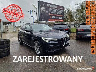 Alfa Romeo Stelvio 2.0 Turbo 280 KM, Klimatyzacja, LED, Xenon, Skóra, Auto…