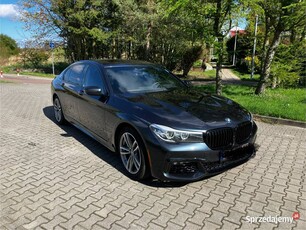 BMW 740i, Bogate Wyposażenie, Radar, Wentylowane Fotele, HUD