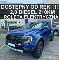 Ford Ranger Raptor Nowy Raptor 2,0 diesel 210KM Roleta elektr. Super Niska…