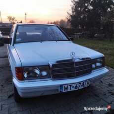 Mercedes Benz w201 2.0 diesel Hella Sport hak bagażnik dachowy biały