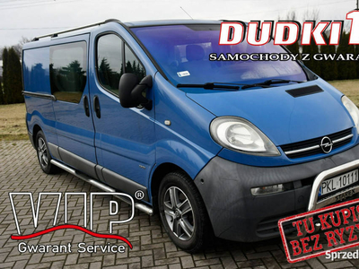 Opel Vivaro 1,9d DUDKI11 6 Osobowe,Klimatyzacja,Hak,Orurowanie,Centralka,e…