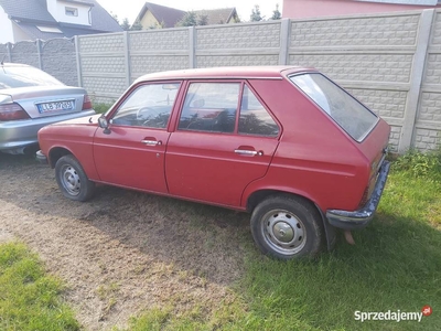 Peugeot 104 Czarne tablice