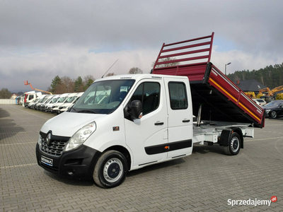 Renault Master 2.3 dCi 7 osób Brygadówka Doka Wywrot na 3 Strony Super Sta…