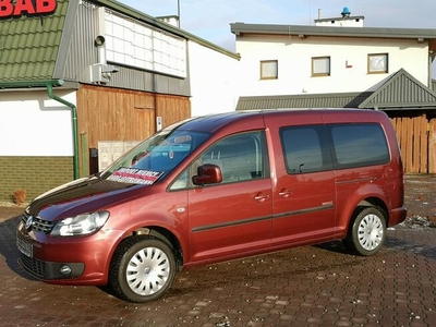 Volkswagen Caddy Maxi, 7 Foteli, Piękny Kolor, Z Niemiec, Full Serwis 225tyś km