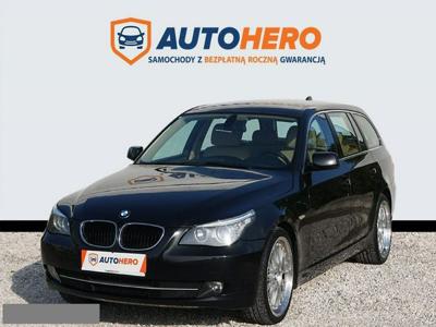 BMW 520 E60 (2003-2010) Rok Gwarancji, 2.0 Diesel 177KM, Skóra, Alu 19, Klima Auto, I Lakier