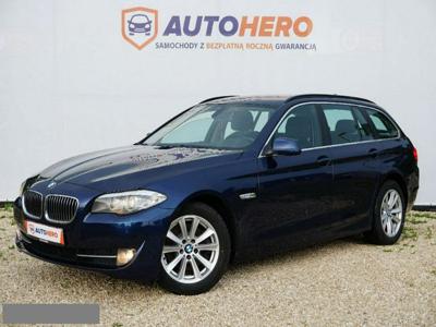 BMW 520 F10 (2009-2017) Rok Gwarancji, Nawigacja, Skóra, Serwis ASO BMW, Car Pass, 1WŁ, Euro5