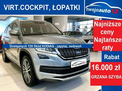 Škoda Kodiaq bez wersji L&K 2.0 TDI 200KM DSG 4x4, wentylowane fotele, dźwiękochłonne szyby