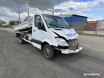 MERCEDES Sprinter 511 2,2 cdi Kipper Wywrotka Orginał Nowy Motor USZKODZONY