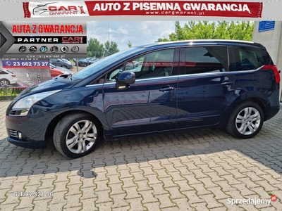 Peugeot 5008 I 2.0 HDi 150 KM szklany dach navi dvd gwarancja