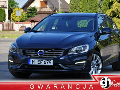 Volvo V60 2,0 D 181KM Lift Led Navi Blis PDC Skóry Alufelgi Serwis z DE !!…