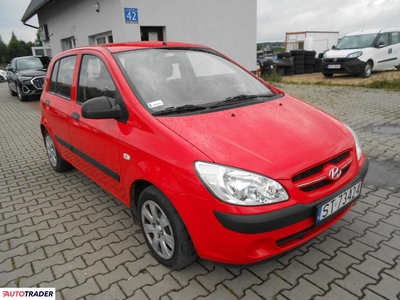 Hyundai Getz 1.1 benzyna 66 KM 2008r. (Tychy)