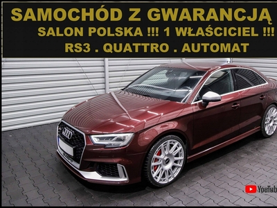 Audi A3 8V RS3 Limousine Facelifting 2.5 TFSI 400KM 2018