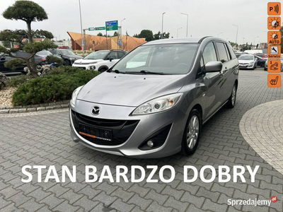 Mazda 5 7 os, NOWY ROZRZĄD,podgrz. fotele, tempomat, PDC, 6-bieg, multifun…