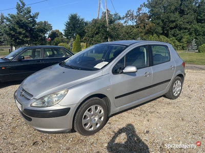 Peugeot 307 1.6 BENZYNA+GAZ Zarejestrowany Klimatyzacja Koła Lato+Zima