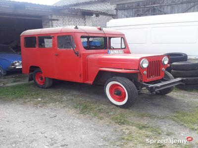 willys cj 3 zabytek unikat strarz pożarna