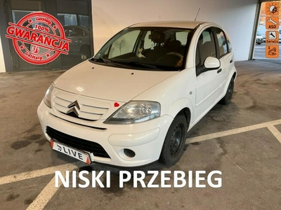 Citroen C3 Benzyna, symboliczny przebieg, klimatyzacja, isofix