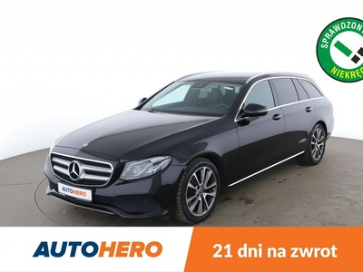 Mercedes-Benz Klasa E W213 FV23%, full LED, skóra, navi, hak, klima auto, el. regulowane i ogrz