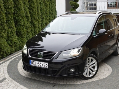 SEAT Alhambra II Pół-Skóry-Perfekcyjny Stan-Panorama-GWARANCJA-Zakup Door to Door