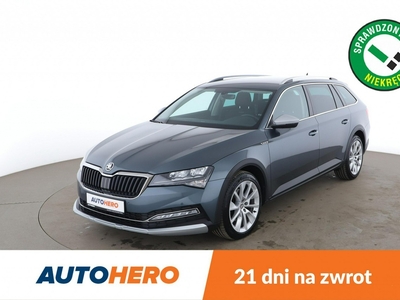 Skoda Superb III FV23%, 4x4, DSG, 200KM, full LED, el. ogrzewane i regulowane fotele