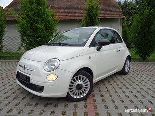 Fiat 500 Bezwypadkowy Serwisowany 1-Właściciel 1.25 Benzyna WE LOVE Alu