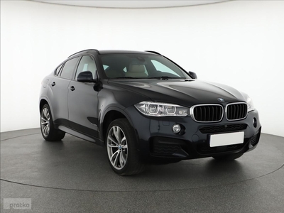 BMW X6 F16 , Serwis ASO, 254 KM, Automat, Skóra, Navi, Klimatronic,