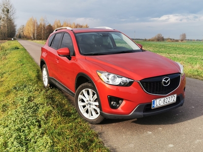 Mazda CX-5 Rok 2014, 2.5 benzyna + LPG, 182tyś. km