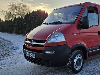 Opel Movano 2.5 diesel 2005r od 2017 w PL HAK 6 osobowy !!!