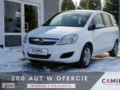 Opel Zafira B 1,6 BENZYNA+LPG 102KM, Pełnosprawny, Zarejestrowany, Gwarancja