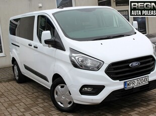 Ford Transit Custom 9-osob. L2 130KM Salon PL FV23% 1WŁ Android/Apple Tempomat Gwarancja